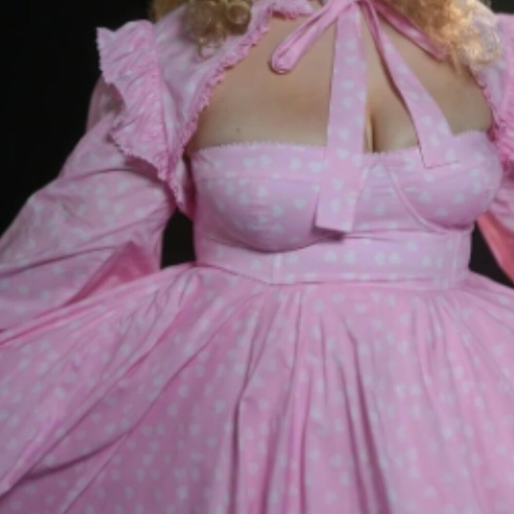 Selkie XXL ' Two Hearts High Court Party Dress ' from sample sale